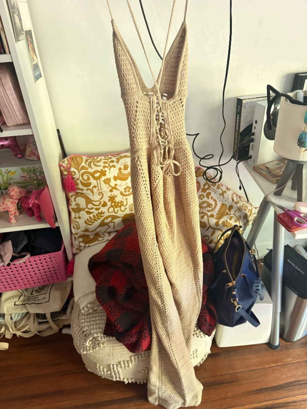 Babyboo XANTHE MAXI DRESS in Beige - S - Picture 4 of 4